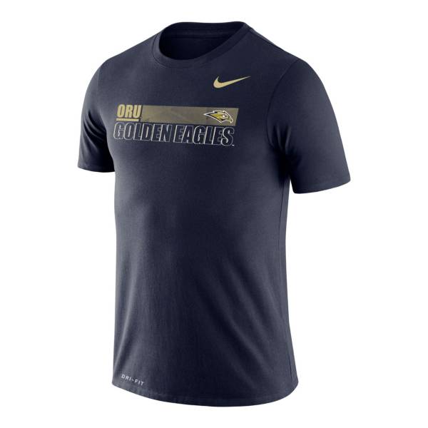 Nike Men's Oral Roberts Navy Blue Legend Performance T-Shirt