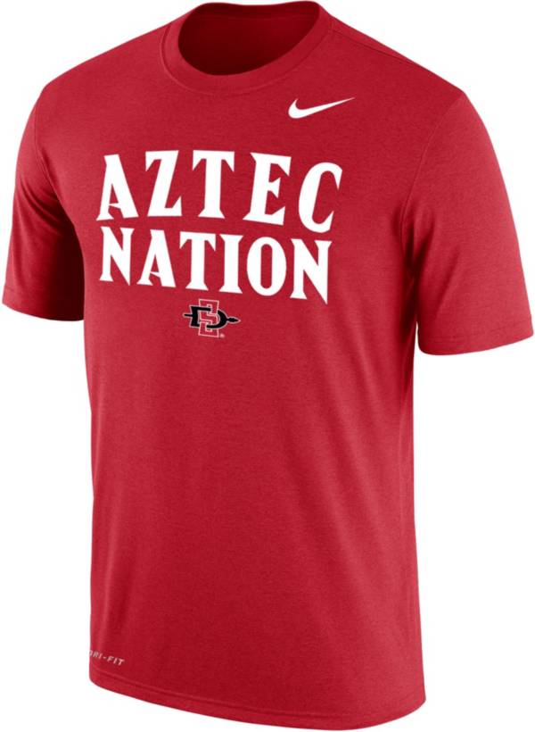 Nike Men's San Diego State Aztecs Scarlet T-Shirt