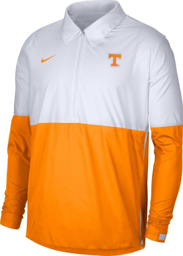 Nike Men's Tennessee Volunteers White/Tennessee Orange Lightweight Football Coach's Jacket