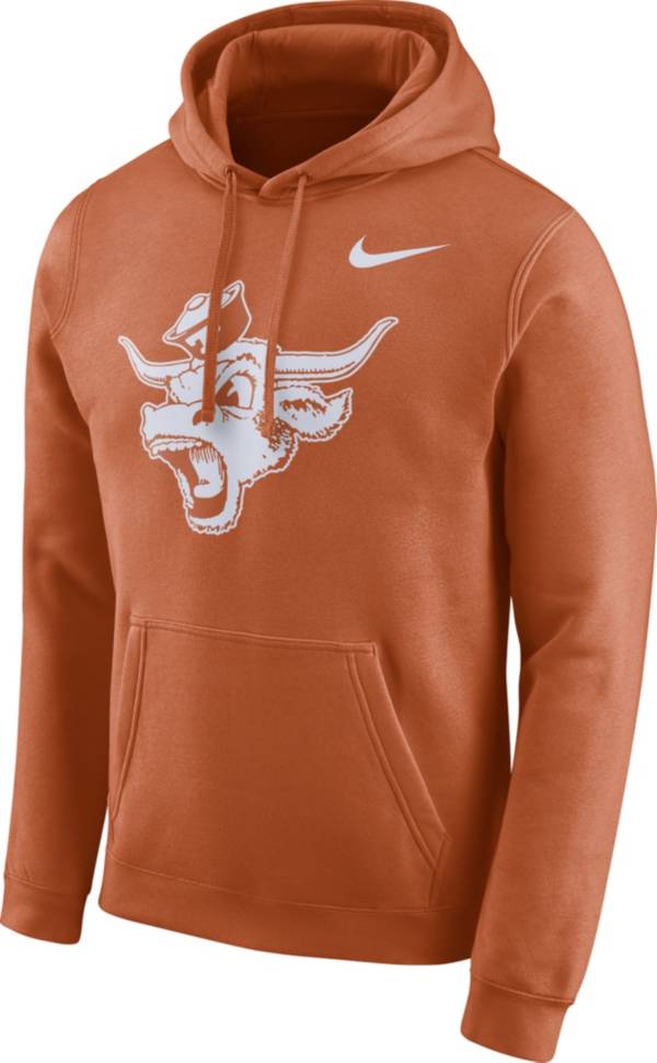 Nike Men's Texas Longhorns Burnt Orange Club Vault Pullover Hoodie product image