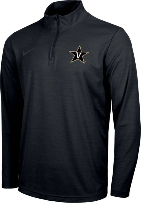 Nike Men's Vanderbilt Commodores Intensity Quarter-Zip BlackShirt