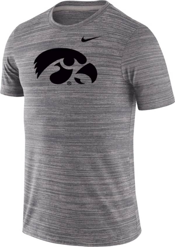Nike Men's Iowa Hawkeyes Grey Velocity Performance T-Shirt product image