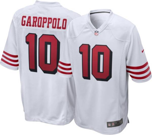Nike Men's San Francisco 49ers Jimmy Garoppolo #10 White Game Jersey