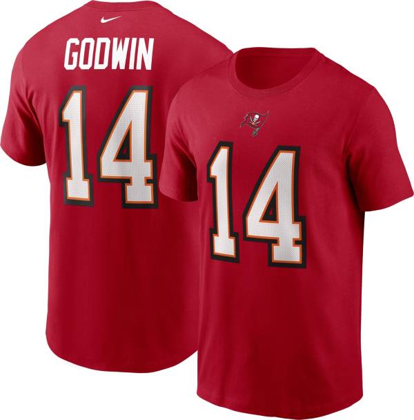 Nike Men's Tampa Bay Buccaneers Chris Godwin #14 Red T-Shirt