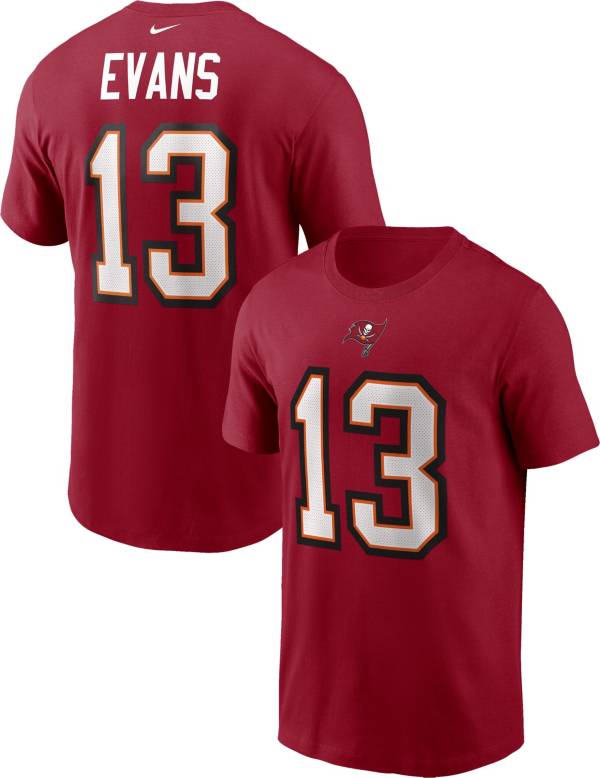 Nike Men's Tampa Bay Buccaneers Mike Evans #13 Gym Red T-Shirt