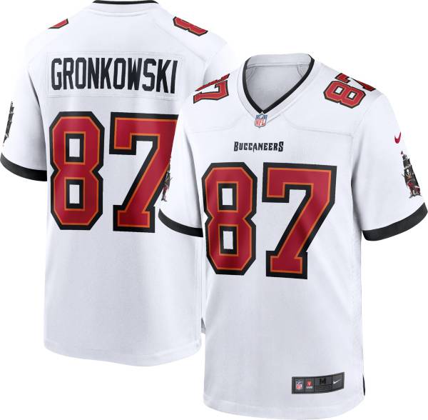 Nike Men's Tampa Bay Buccaneers Rob Gronkowski #87 White Game Jersey product image