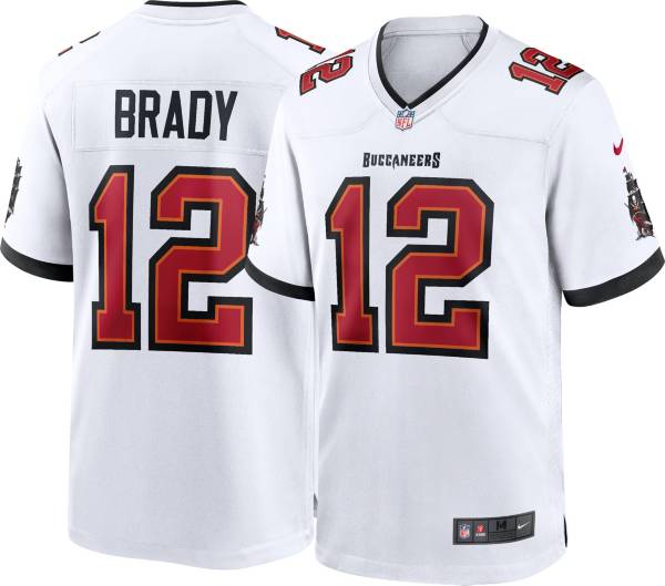 Nike Men's Tampa Bay Buccaneers Tom Brady #12 White Game Jersey product image