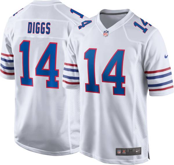 Nike Men's Buffalo Bills Stefon Diggs #14 White Game Jersey