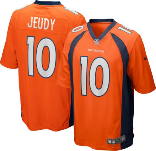 جبليه Men's Denver Broncos #10 Jerry Jeudy Orange 2020 Big Logo Vapor Untouchable Stitched NFL Nike Fashion Limited Jersey صور للولاده