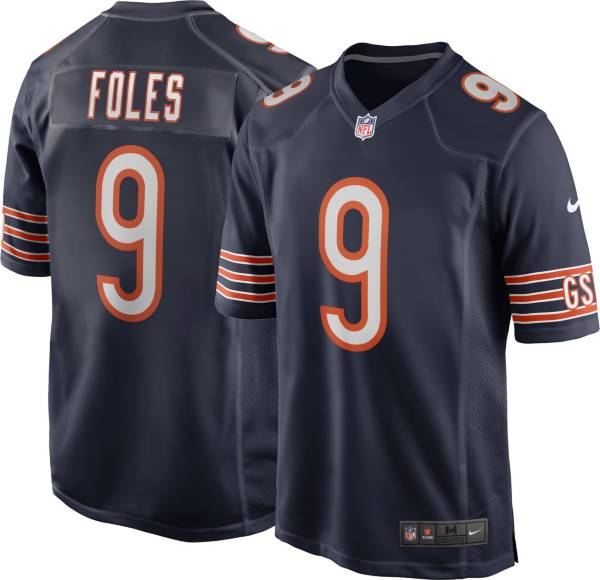 Nike Men's Chicago Bears Nick Foles #9 Navy Game Jersey product image