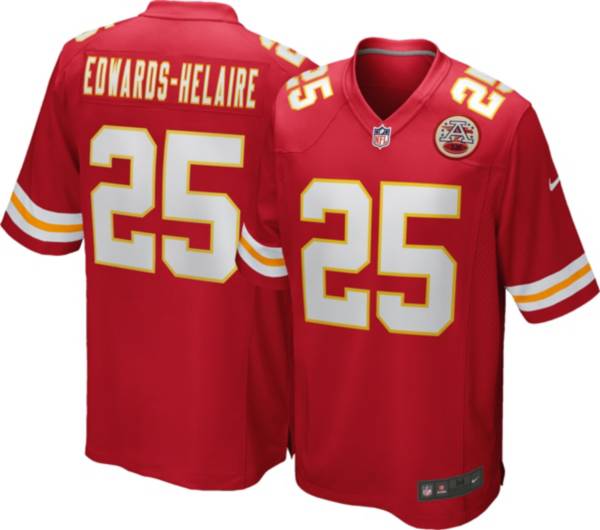 Nike Men's Kansas City Chiefs Clyde Edwards-Helaire #25 Red Game Jersey