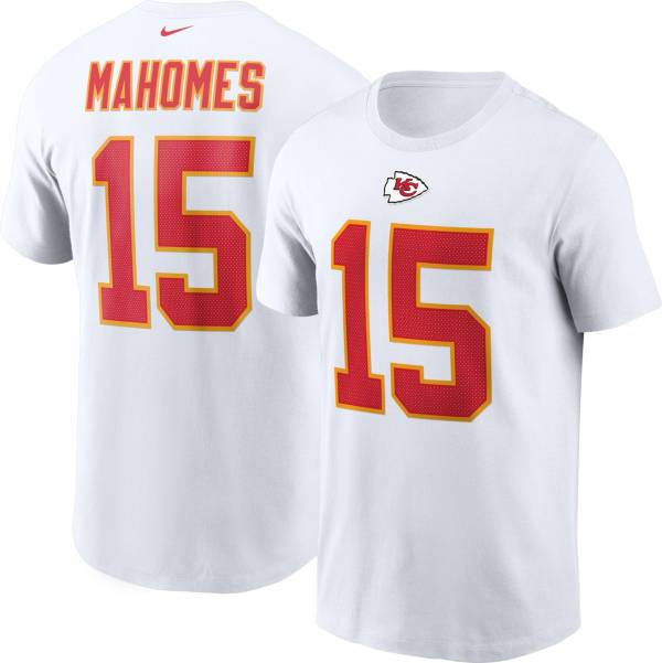 Nike Men's Kansas City Chiefs Patrick Mahomes #15 Legend White T-Shirt
