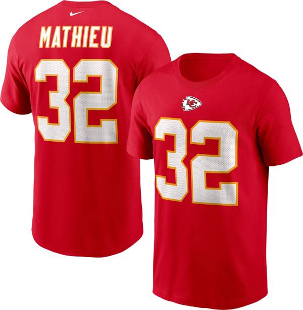 Nike Men's Kansas City Chiefs Tyrann Mathieu #32 Legend Red T-Shirt