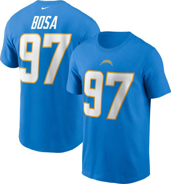 Nike Men's San Diego Chargers Legend Joey Bosa #97 Blue T-Shirt