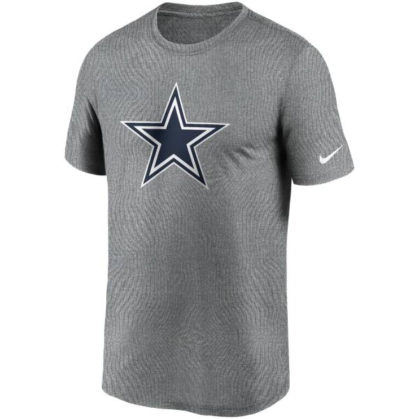 Nike Men's Dallas Cowboys Legend Logo Grey T-Shirt