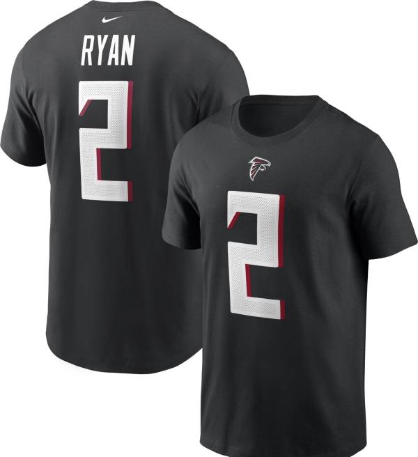 Nike Men's Atlanta Falcons Legend Matt Ryan #2 Black T-Shirt