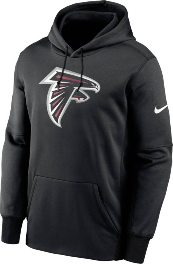 Nike Men's Atlanta Falcons Sideline Therma-FIT Black Pullover Hoodie