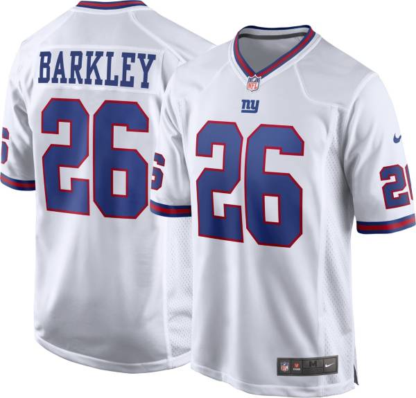 Nike Men's New York Giants Saquon Barkley #26 White Game Jersey product image
