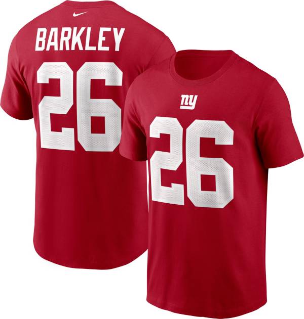 Nike Men's New York Giants Saquon Barkley #26 Legend Red T-Shirt