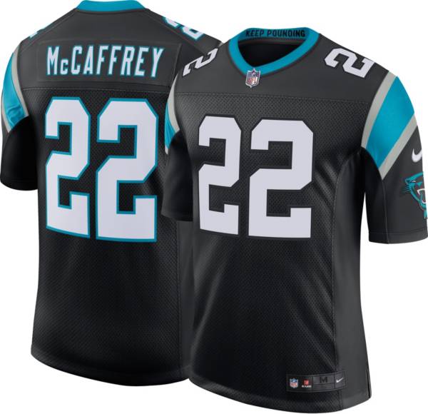 Nike Men's Carolina Panthers Christian McCaffrey #22 Black Limited Jersey