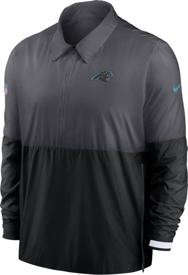 Nike Men's Carolina Panthers Sideline Dri-Fit Coach Jacket