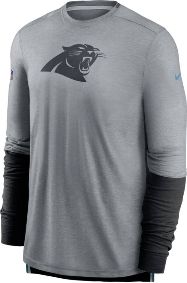 Nike Men's Carolina Panthers Sideline Dri-Fit Player Long Sleeve T-Shirt