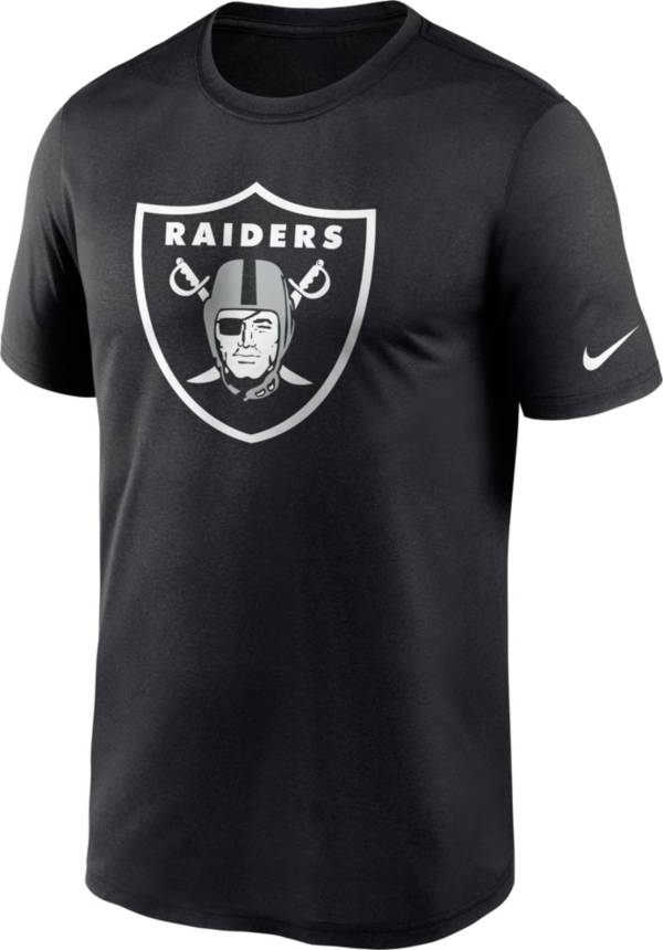 Nike Men's Las Vegas Raiders Legend Logo Black T-Shirt