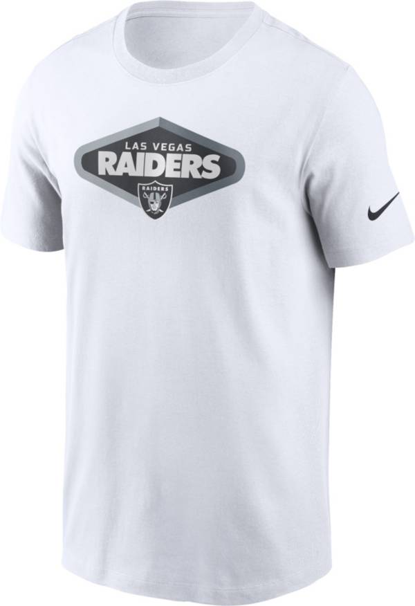 Nike Men's Las Vegas Raiders Signage White T-Shirt