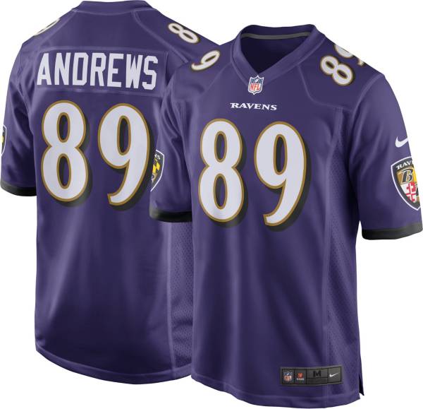 Nike Men's Baltimore Ravens Mark Andrews #89 Purple Game Jersey product image