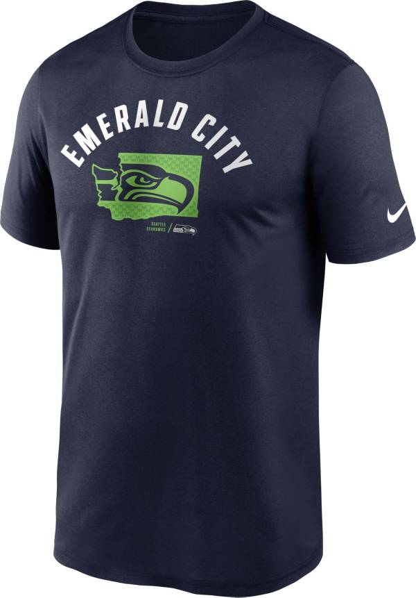 Nike Men's Seattle Seahawks College Navy Legend T-Shirt