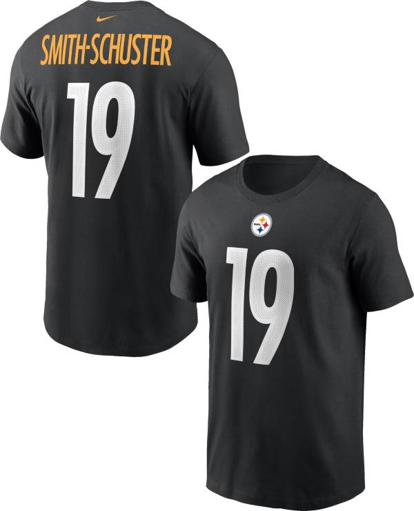 Nike Men's Pittsburgh Steelers JuJu Smith-Schuster #19 Black T-Shirt