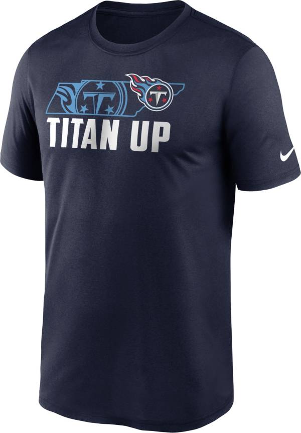 Nike Men's Tennessee Titans College Navy Legend T-Shirt