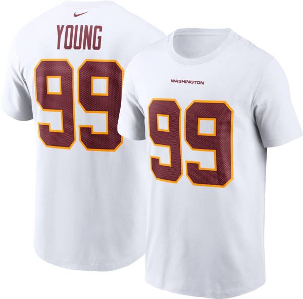 Nike Men's Washington Football Team Chase Young #99 White T-Shirt