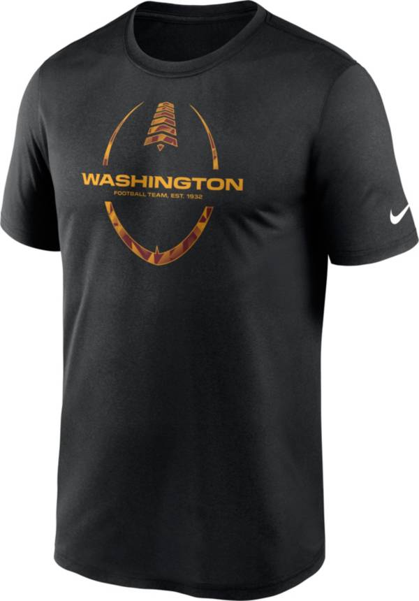 Nike Men's Washington Football Team Legend Icon Black T-Shirt