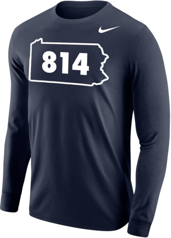 Nike Men's 814 Area Code Navy Long Sleeve T-Shirt
