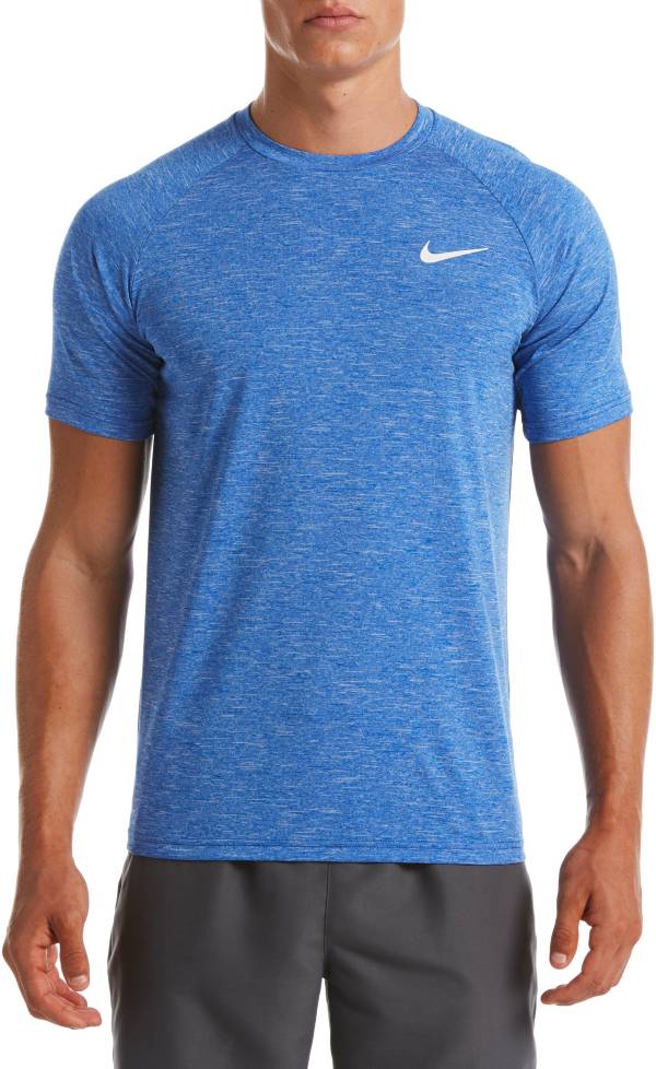 Nike Men's Heather Short Sleeve Rash Guard