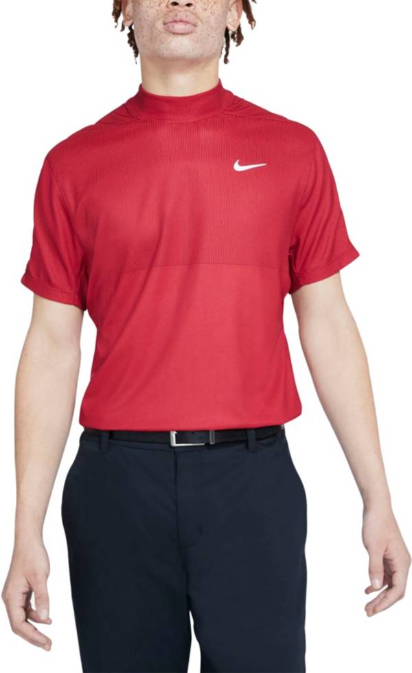 Nike Men's Tiger Woods Dri-FIT Mock Neck Short Sleeve Golf Polo product image