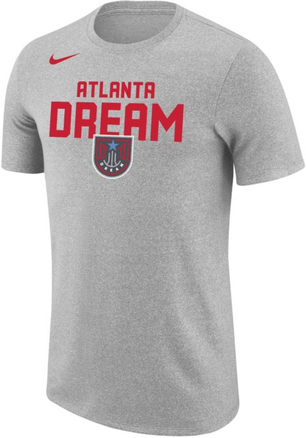 Nike Adult Atlanta Dream Grey Marled Logo T-Shirt