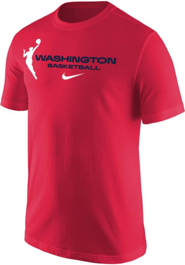 Nike Adult Washington Mystics Red Logo T-Shirt