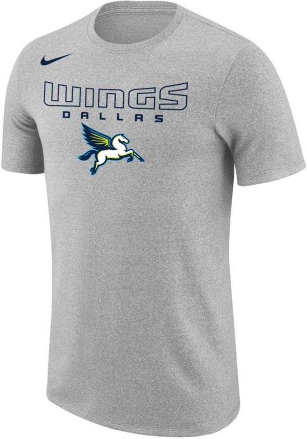 Nike Adult Dallas Wings Grey Marled Logo T-Shirt