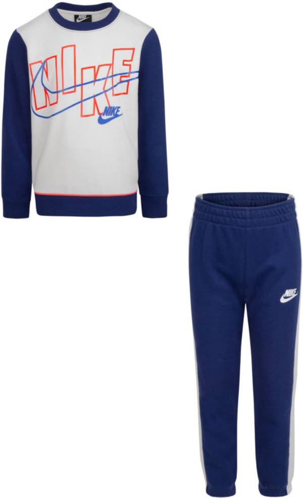 Nike Little Boys' French Terry Crew Set