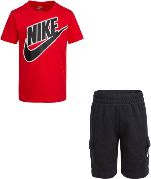 Nike Little Boys' Futura T-Shirt and Cargo Shorts Set