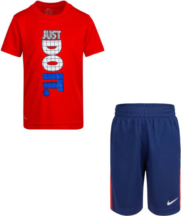 Nike Little Boys' Just Do It T-Shirt and Shorts Set