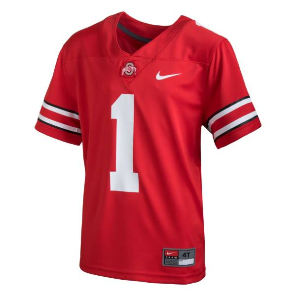 Nike Toddler Ohio State Buckeyes Scarlet Replica Football Jersey