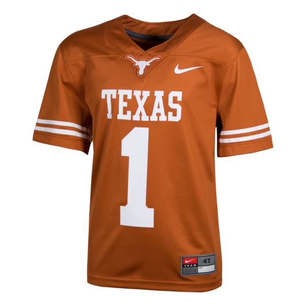 Nike Toddler Texas Longhorns Burnt Orange Replica Football Jersey
