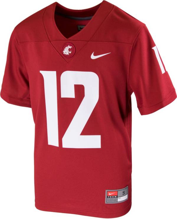 Nike Youth Washington State Cougars Crimson Replica Football Jersey