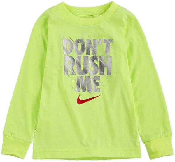 Nike Little Boys' Don't Rush Me Long Sleeve Shirt