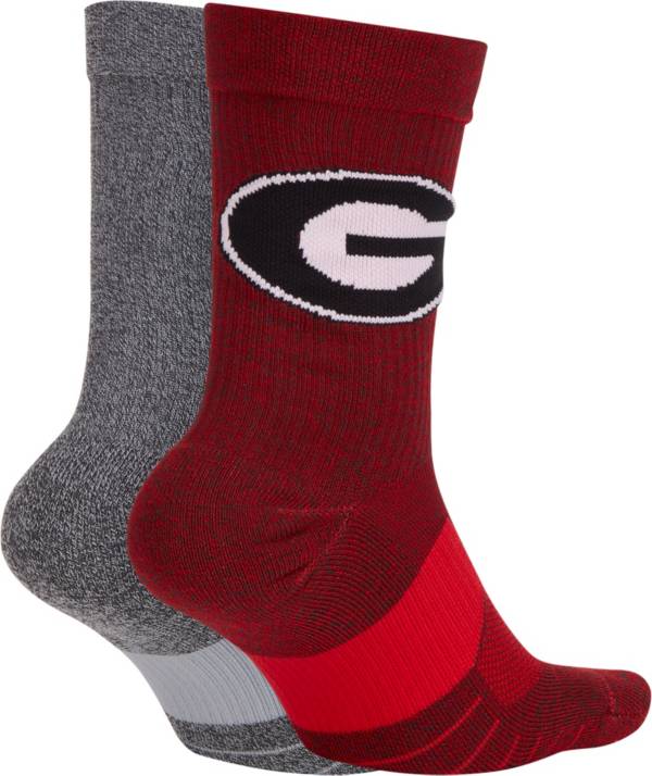 Nike Georgia Bulldogs Multiplier 2-Pair Socks