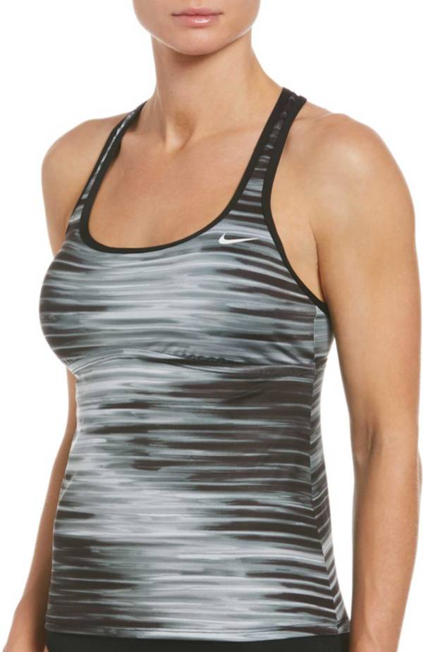 Nike Women's Water Stripe Racerback Tankini