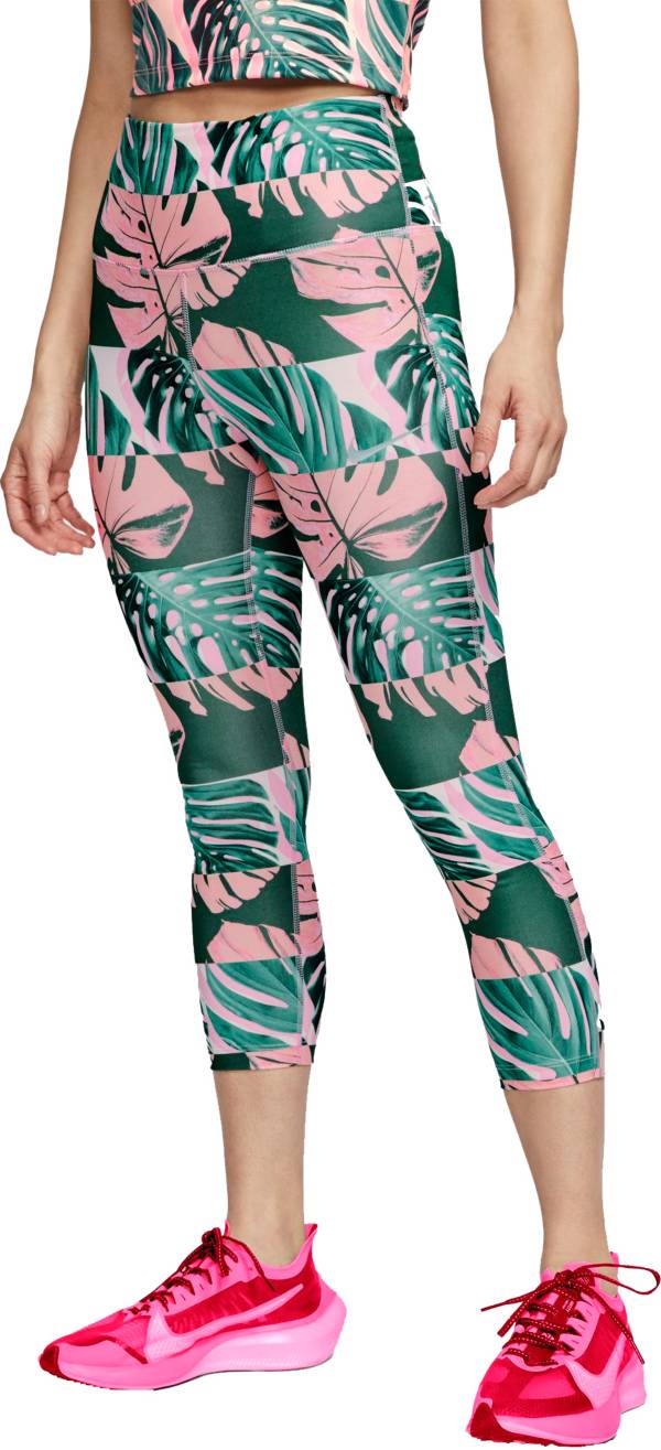 Nike Women's Boxed Botanical Fast Crop Leggings